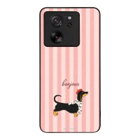 Θήκη Sonique Stripe Stories Series  για Xiaomi Xiaomi 13T 5G / Xiaomi 13T Pro 5G Bonjour Puppy