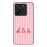 Θήκη Sonique Stripe Stories Series  για Xiaomi Xiaomi 13T 5G / Xiaomi 13T Pro 5G Oh La La – Ροζ