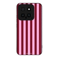 Θήκη Sonique Stripe Stories Series  για Xiaomi Xiaomi 14 Ρίγες Ροζ – Κόκκινο
