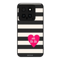 Θήκη Sonique Stripe Stories Series  για Xiaomi Xiaomi 14 Oh La La – Μαύρο