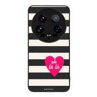 Θήκη Sonique Stripe Stories Series  για Xiaomi Xiaomi 14 Ultra Oh La La – Μαύρο