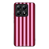 Θήκη Sonique Stripe Stories Series  για Xiaomi Xiaomi 14T Ρίγες Ροζ – Κόκκινο