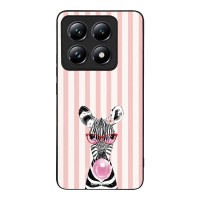 Θήκη Sonique Stripe Stories Series  για Xiaomi Xiaomi 14T Pro Ζέβρα – Τσιχλόφουσκα