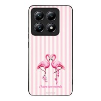 Θήκη Sonique Stripe Stories Series  για Xiaomi Xiaomi 14T Pro Φλαμίνγκο