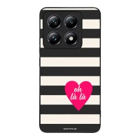 Θήκη Sonique Stripe Stories Series  για Xiaomi Xiaomi 14T Pro Oh La La – Μαύρο