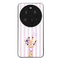 Θήκη Sonique Stripe Stories Series  για Xiaomi Xiaomi 15 Ultra 5G Λιλά- Καμηλοπάρδαλη με Τσιχλόφουσκα