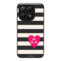 Θήκη Sonique Stripe Stories Series  για Xiaomi Xiaomi 15T 5G Oh La La – Μαύρο