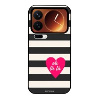 Θήκη Sonique Stripe Stories Series  για Xiaomi Xiaomi 17 Pro 5G Oh La La – Μαύρο