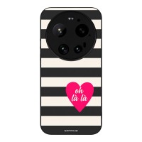 Θήκη Sonique Stripe Stories Series  για Xiaomi Xiaomi 17 Ultra Oh La La – Μαύρο