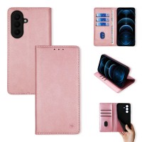 Θήκη Πορτοφόλι Vintage Magnet Wallet Sonique Samsung Galaxy A27 5G Ροζ Χρυσό