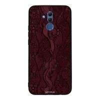 Θήκη Sonique DIVA Series για Huawei Mate 20 Lite Βουργουνδί Δαντέλα