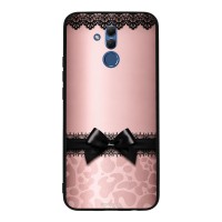 Θήκη Sonique DIVA Series για Huawei Mate 20 Lite Λεοπάρ Φιόγκος – Ροζ