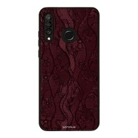Θήκη Sonique DIVA Series για Huawei P30 Lite Βουργουνδί Δαντέλα