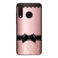 Θήκη Sonique DIVA Series για Huawei P30 Lite Λεοπάρ Φιόγκος – Ροζ