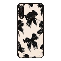 Θήκη Sonique DIVA Series για Huawei P30 Lite Μαύρα Φιογκάκια