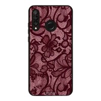 Θήκη Sonique DIVA Series για Huawei P30 Lite Μπορντό Δαντέλα