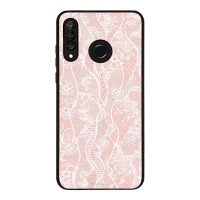 Θήκη Sonique DIVA Series για Huawei P30 Lite Ροζ Δαντέλα
