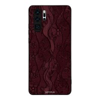 Θήκη Sonique DIVA Series για Huawei P30 Pro Βουργουνδί Δαντέλα