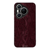 Θήκη Sonique DIVA Series για Huawei Pura 70 Βουργουνδί Δαντέλα