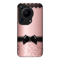 Θήκη Sonique DIVA Series για Huawei Pura 70 Ultra Λεοπάρ Φιόγκος – Ροζ