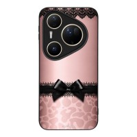 Θήκη Sonique DIVA Series για Huawei Pura 80 Ultra Λεοπάρ Φιόγκος – Ροζ