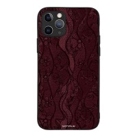 Θήκη Sonique DIVA Series για Apple iPhone 11 Pro Βουργουνδί Δαντέλα