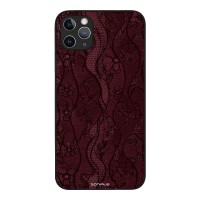 Θήκη Sonique DIVA Series για Apple iPhone 11 Pro Max Βουργουνδί Δαντέλα