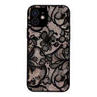 Θήκη Sonique DIVA Series για Apple iPhone 12 Μαύρη Δαντέλα