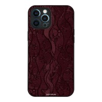 Θήκη Sonique DIVA Series για Apple iPhone 12 Pro Max Βουργουνδί Δαντέλα