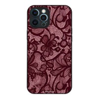 Θήκη Sonique DIVA Series για Apple iPhone 12 Pro Max Μπορντό Δαντέλα
