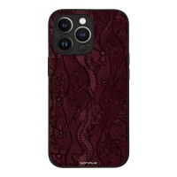 Θήκη Sonique DIVA Series για Apple iPhone 13 Pro Βουργουνδί Δαντέλα