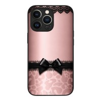 Θήκη Sonique DIVA Series για Apple iPhone 13 Pro Λεοπάρ Φιόγκος – Ροζ
