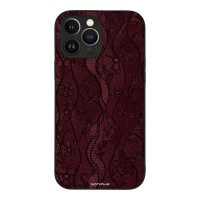 Θήκη Sonique DIVA Series για Apple iPhone 13 Pro Max Βουργουνδί Δαντέλα