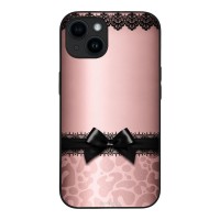 Θήκη Sonique DIVA Series για Apple iPhone 14 Λεοπάρ Φιόγκος – Ροζ