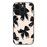 Θήκη Sonique DIVA Series για Apple iPhone 14 Pro Μαύρα Φιογκάκια