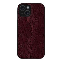 Θήκη Sonique DIVA Series για Apple iPhone 15 Βουργουνδί Δαντέλα