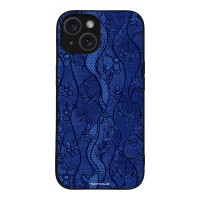 Θήκη Sonique DIVA Series για Apple iPhone 15 Μπλε Δαντέλα