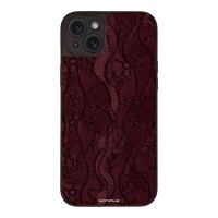 Θήκη Sonique DIVA Series για Apple iPhone 15 Plus Βουργουνδί Δαντέλα