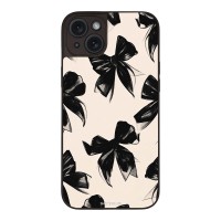 Θήκη Sonique DIVA Series για Apple iPhone 15 Plus Μαύρα Φιογκάκια