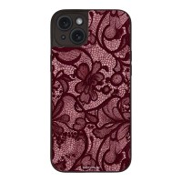 Θήκη Sonique DIVA Series για Apple iPhone 15 Plus Μπορντό Δαντέλα