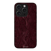 Θήκη Sonique DIVA Series για Apple iPhone 15 Pro Βουργουνδί Δαντέλα