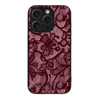Θήκη Sonique DIVA Series για Apple iPhone 15 Pro Μπορντό Δαντέλα