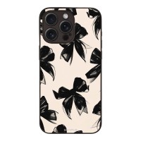 Θήκη Sonique DIVA Series για Apple iPhone 15 Pro Max Μαύρα Φιογκάκια