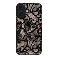 Θήκη Sonique DIVA Series για Apple iPhone 16 Μαύρη Δαντέλα