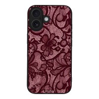 Θήκη Sonique DIVA Series για Apple iPhone 16 Μπορντό Δαντέλα