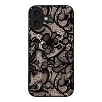 Θήκη Sonique DIVA Series για Apple iPhone 16 Plus Μαύρη Δαντέλα