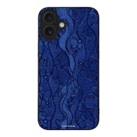 Θήκη Sonique DIVA Series για Apple iPhone 16 Plus Μπλε Δαντέλα