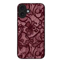 Θήκη Sonique DIVA Series για Apple iPhone 16 Plus Μπορντό Δαντέλα
