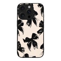Θήκη Sonique DIVA Series για Apple iPhone 16 Pro Μαύρα Φιογκάκια