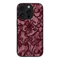 Θήκη Sonique DIVA Series για Apple iPhone 16 Pro Μπορντό Δαντέλα